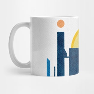 Abstract Geometric - The City #2 Mug